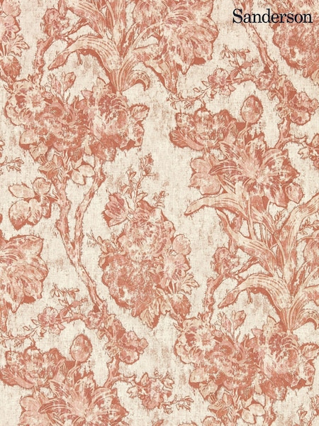 Sanderson Putty Giles Fringed Tulip Toile Deacon Wallpaper (W39224) | £164