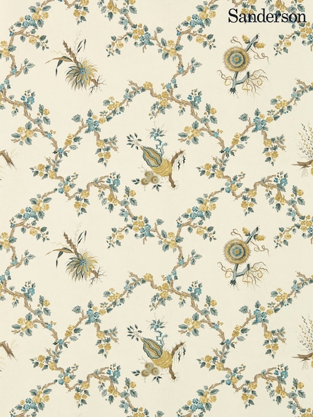 Sanderson Chamomile Chalk Giles Trelliage Deacon Wallpaper (W39245) | £122