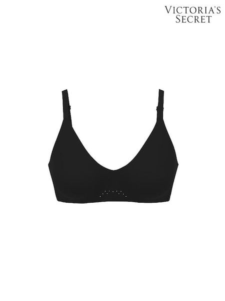 Victoria's Secret Black Seamless Low Impact Racerback Sports Bra (W39303) | £45