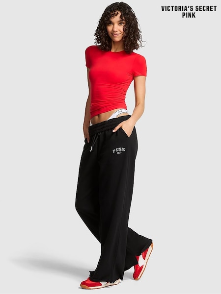 Victoria's Secret PINK Black Fleece Joggers (W39371) | £49