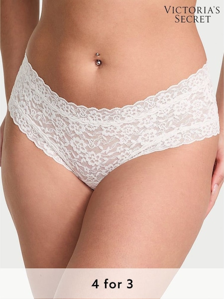 Victoria's Secret White Cheeky Knickers (W39374) | £9