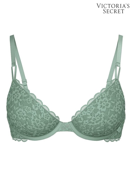 Victoria's Secret Seasalt Green Demi Sexy T-Shirt Lace Bra (W39467) | £25