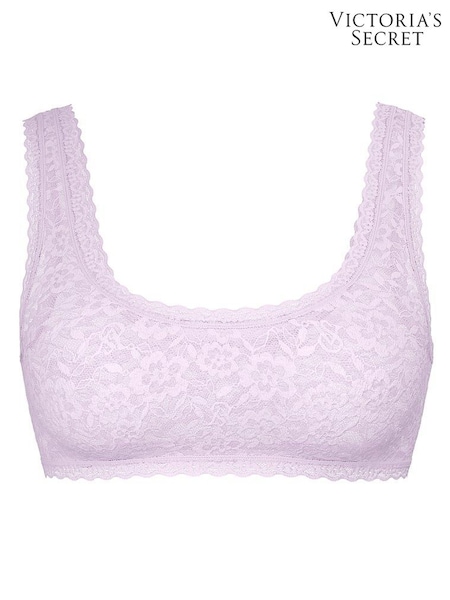 Victoria's Secret Delicate Violet Purple Bralette Sexy T-Shirt Lace Scoop (W39566) | £25
