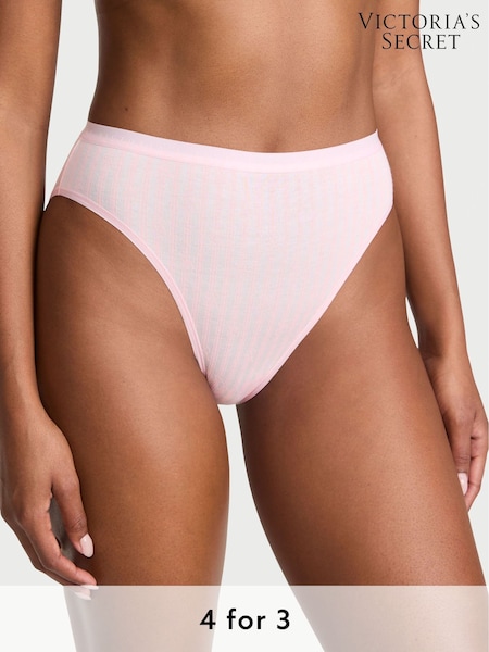 Victoria's Secret Pretty Blossom LockUp Pink Stripe Brief Knickers (W39599) | £9