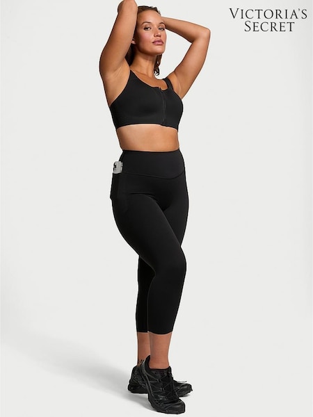 Victoria's Secret Black Elevate™ Capri Leggings (W39603) | £49