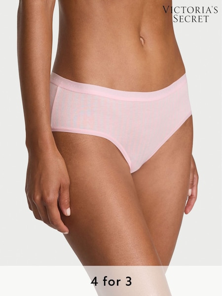Victoria's Secret Pretty Blossom Lockup Pink Stripe Hipster Knickers (W39627) | £9