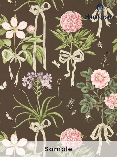 Sanderson Morel Mantle Cupids Beau Wallpaper Sample (W39663) | £1