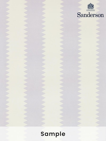 Sanderson Tyrian Lilac Aperigon Parade Giles Deacon Wallpaper Sample (W39674) | £1