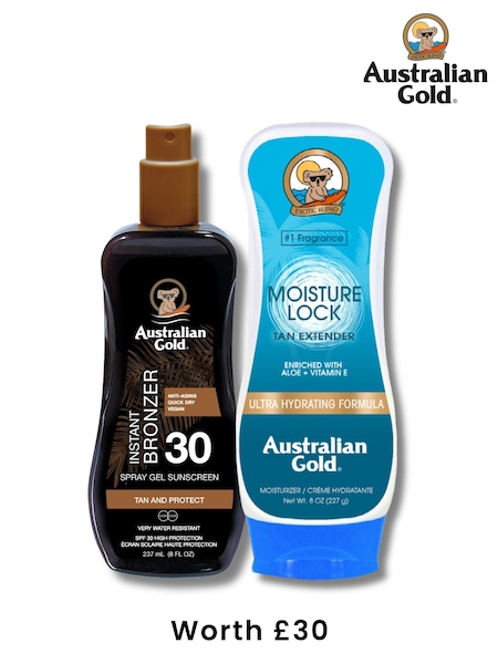 Australian Gold Holiday Essentials Bundle SPF 30 (Worth £30) (W39692) | £24