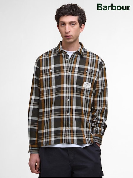 Barbour® Green Hanley Relaxed Checked Shirt (W39716) | £90