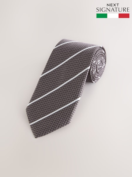 Red Italian Silk Design Tie (W39725) | £35