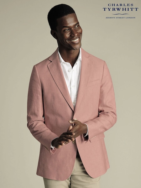 Charles Tyrwhitt Pink Slim Fit Jacket (W40216) | £249