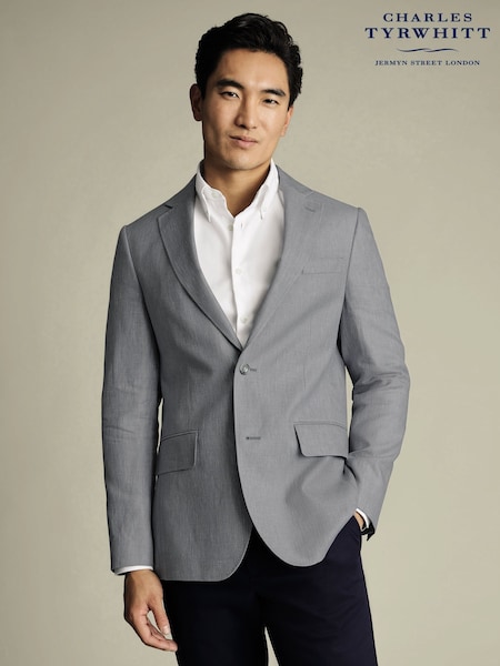Charles Tyrwhitt Grey Slim Fit Jacket (W40217) | £249