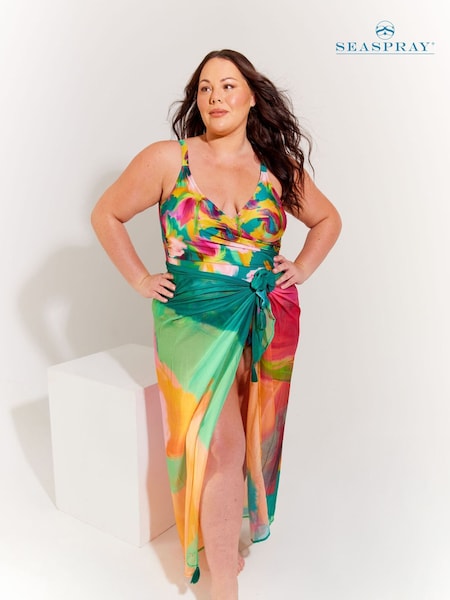 Seaspray Green Provence Pareo Cover-Up (W40547) | £45