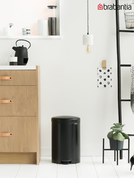 Brabantia Matt Black NewIcon Pedal Bin (W40579) | £50