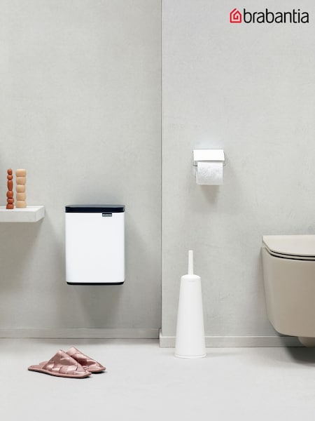 Brabantia White Bo Waste Bin (W40584) | £43