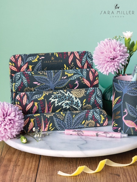 Sara Miller Navy Blue Savannah Letter Organiser Rack (W40709) | £28