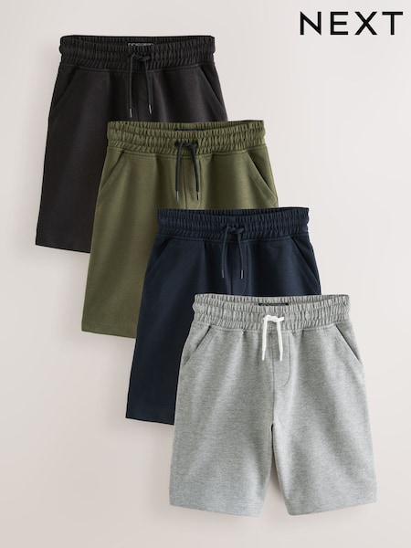 Black/Grey/Navy/Khaki Loose Fit Basic Shorts (3-16yrs) (W40784) | £24 - £44