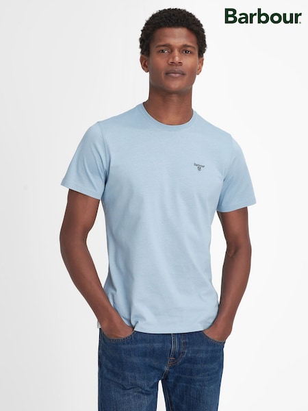 Barbour® Cool Blue Mens Sports T-Shirt (W40815) | £30