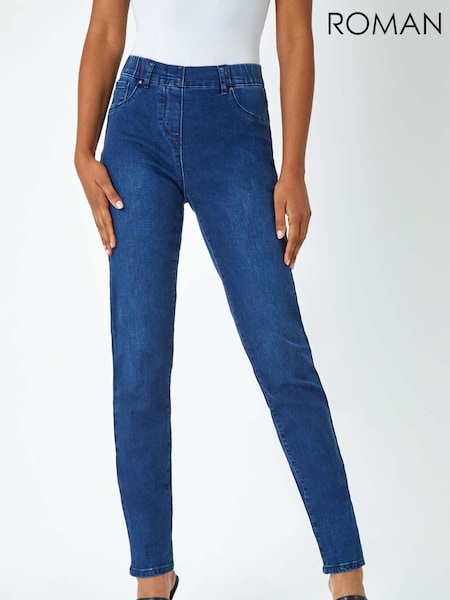 Roman Blue Chrome Denim Stretch Jeans (W40833) | £32