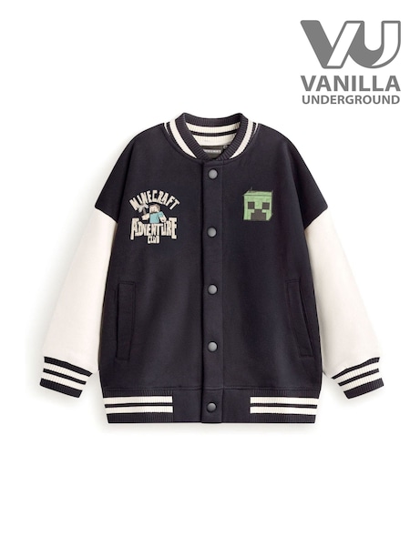 Vanilla Underground Black Boys Minecraft Bomber Jacket (W40985) | £32