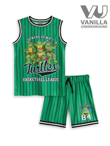 Vanilla Underground Green Boys Teenage Mutant Ninja Turtles Basketball Set 2 Piece (W40998) | £20
