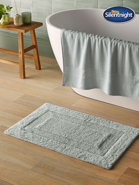 Silentnight Grey Luxury Supersoft Bath Mat (W41042) | £15