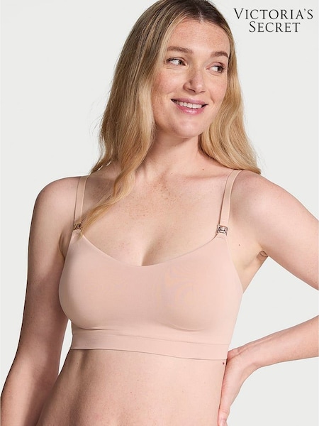 Victoria's Secret Macaron Nude Seamless Nursing Bra (W41174) | £39