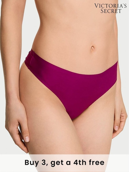 Victoria's Secret Fresh Jam Purple Thong Mid-Rise Knickers (W41177) | £16