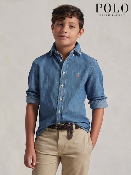 Blue - Polo Ralph Lauren Denim Shirt