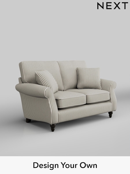 Chenille Stripe/Moss Green Ashford (W41516) | £1,175