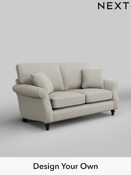 Chenille Stripe/Moss Green Ashford (W41516) | £1,275
