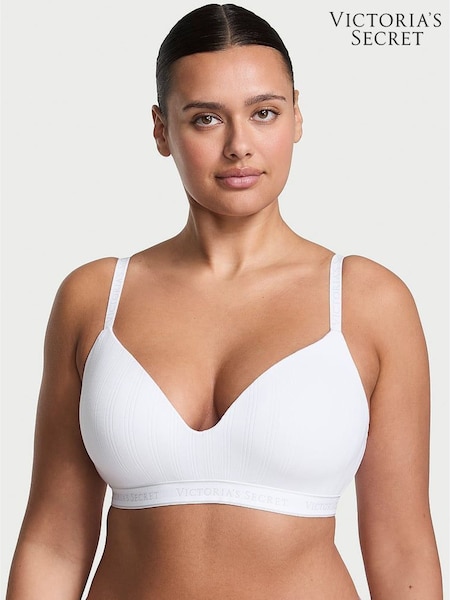 Victoria's Secret White Non Wired Lightly Lined Modal Bra (W41564) | £35