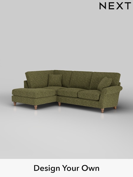 Chunky Chenille/Dark Moss Green Ashford (W41624) | £2,025