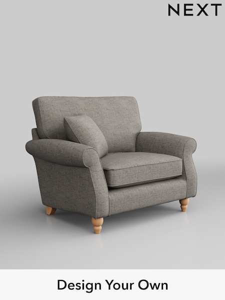 Boucle Weave Easy Clean/Light Dove Grey Ashford (W41641) | £875