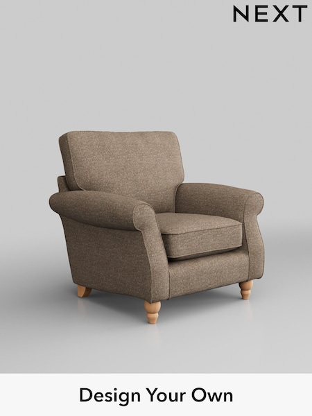 Chunky Boucle Easy Clean/Mid Natural Ashford (W41642) | £875