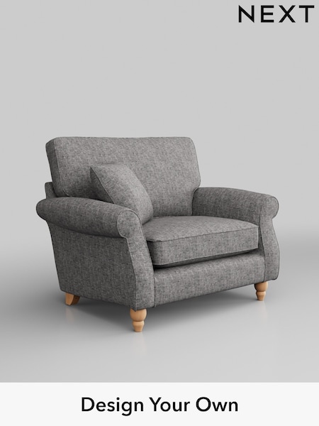 Chunky Boucle Easy Clean/Light Grey Ashford (W41646) | £975