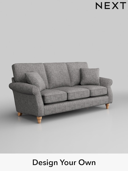 Chunky Boucle Easy Clean/Light Grey Ashford (W41646) | £1,375