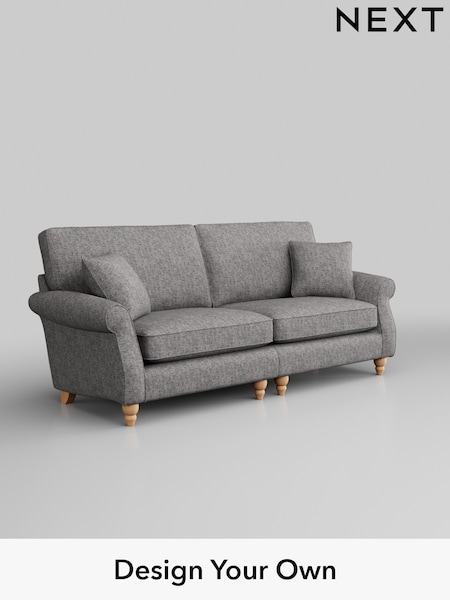 Chunky Boucle Easy Clean/Light Grey Ashford (W41646) | £1,550