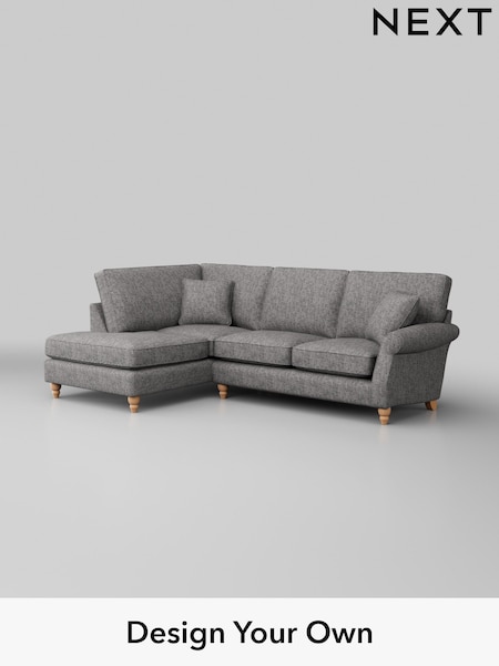 Chunky Boucle Easy Clean/Light Grey Ashford (W41646) | £2,025