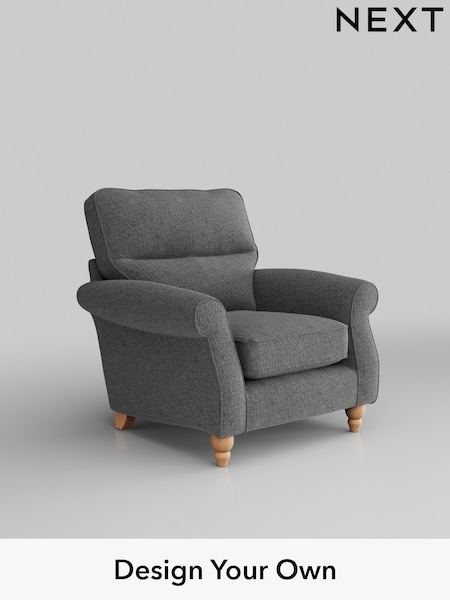 Chunky Chenille/Dark Grey Ashford Highback (W41652) | £925