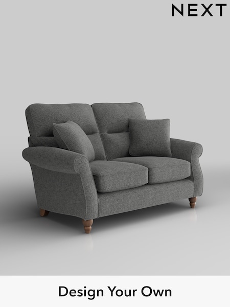 Chunky Chenille/Dark Grey Ashford Highback (W41652) | £1,225