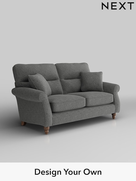 Chunky Chenille/Dark Grey Ashford Highback (W41652) | £1,325