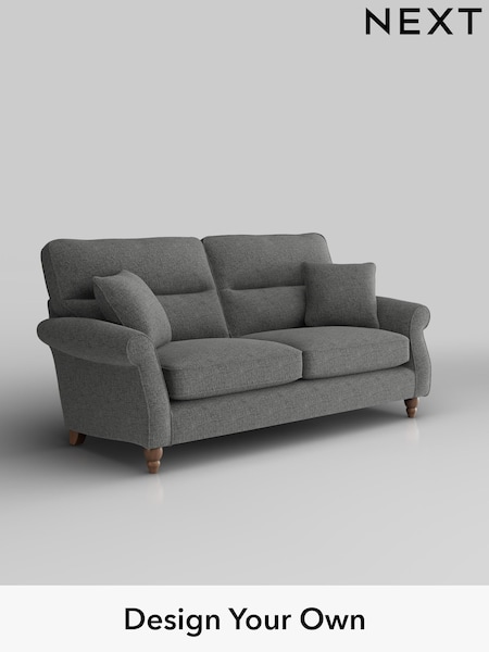 Chunky Chenille/Dark Grey Ashford Highback (W41652) | £1,425