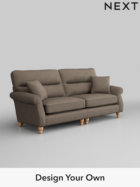 Chunky Weave/Dark Natural Ashford Highback (W41663) | £1,525