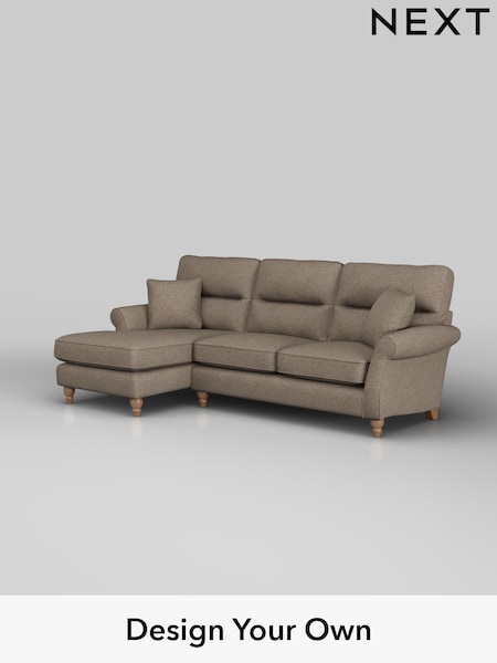 Chunky Weave/Dark Natural Ashford Highback (W41663) | £2,050