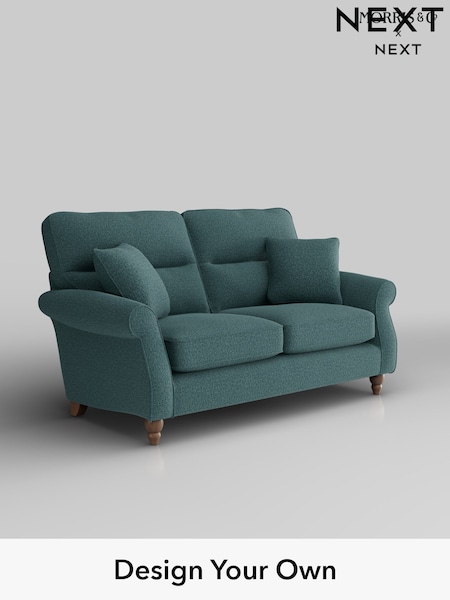 Chunky Chenille/Mid Teal Green Ashford Highback (W41671) | £1,325