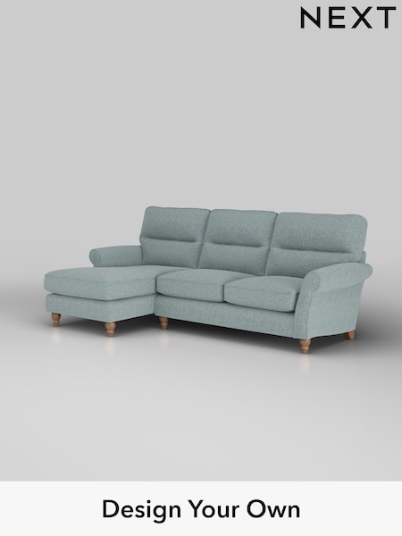 Chunky Marl/Mid Blue Ashford Highback (W41678) | £2,050