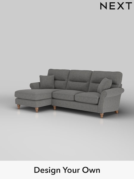 Chunky Texture/Dark Grey Ashford Highback (W41685) | £2,050