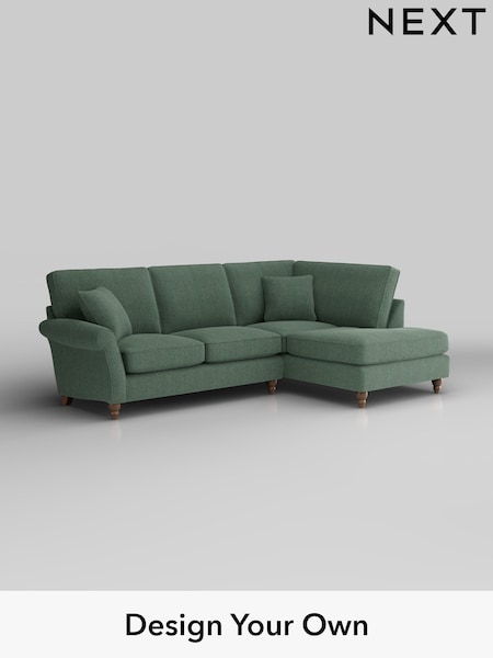 Chunky Texture/Mid Forest Green Ashford (W41686) | £2,025